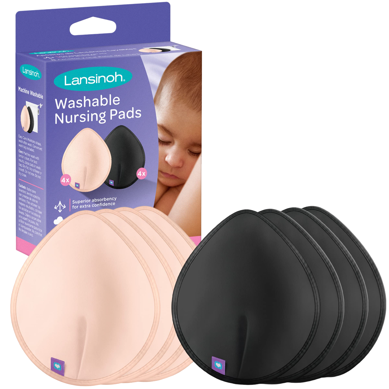 1 Box of 24Pcs Disposable Breast Pads Breastfeeding Nursing Pads