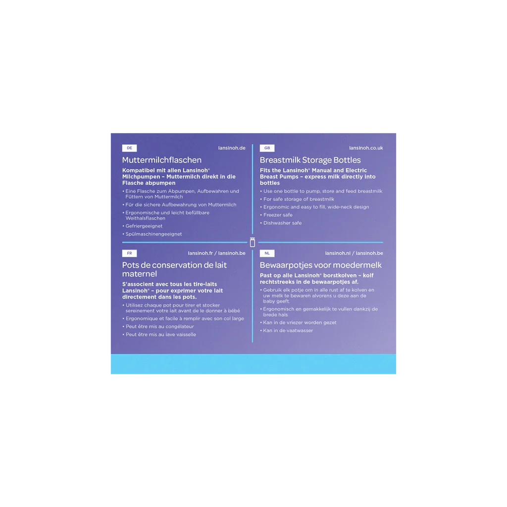 Lansinoh Breast milk Storage Bottles