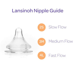 lansinoh NaturalWave Nipples for feeding bottle