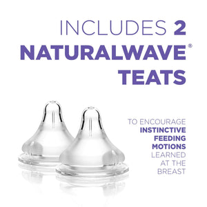 lansinoh NaturalWave Nipples for feeding bottle
